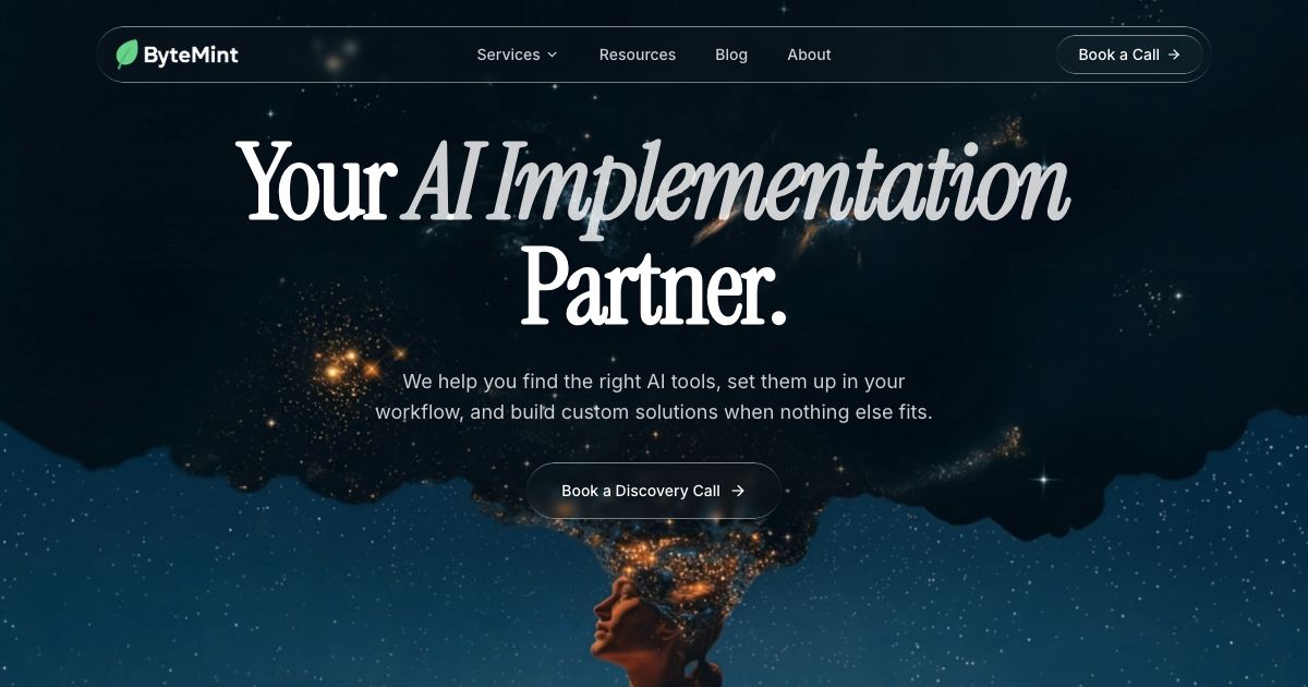 ByteMint - AI Implementation, Tools & Custom Apps